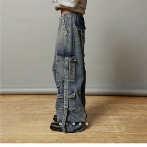 bdg strappy balloon cargo jean